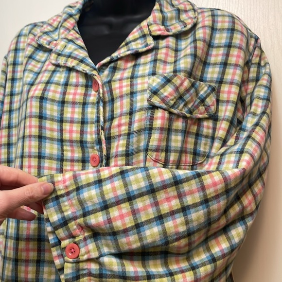 Women’s medium, sleep sense, authentic Portuguese flannel GUC top and bottoms - Picture 6 of 15